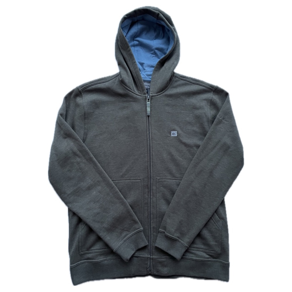 EUC Quicksilver Full Zip Hoodie Men's XL Excellent Condition